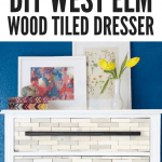 diy furniture project - west elm knock off