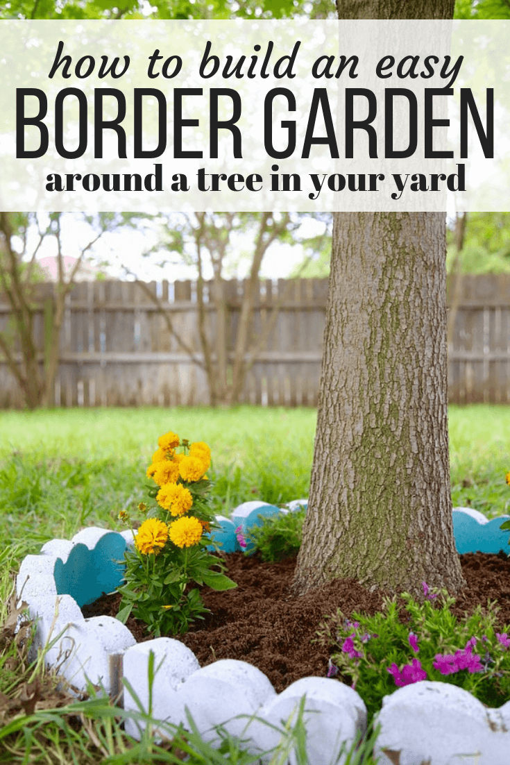 DIY Tree Border Garden | Love & Renovations