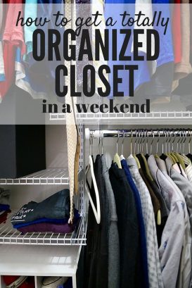 Our Weekend Closet Overhaul | Love & Renovations