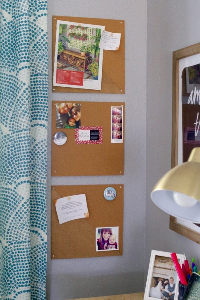 How to Make an Easy DIY Cork Board - Love & Renovations