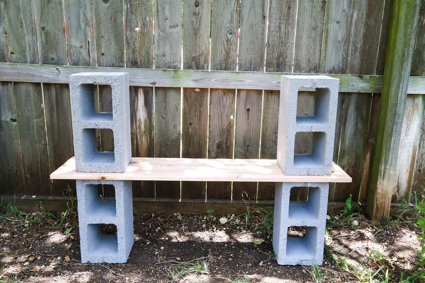 DIY Cinderblock Plant Shelves | Love & Renovations