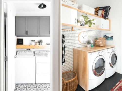 12 Inspiring Small Laundry Room Ideas - Love & Renovations