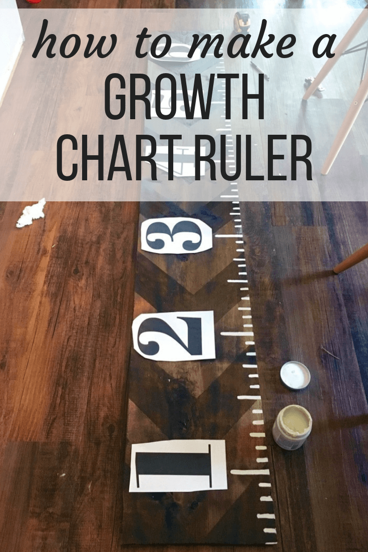 DIY Wooden Growth Chart Ruler Love & Renovations