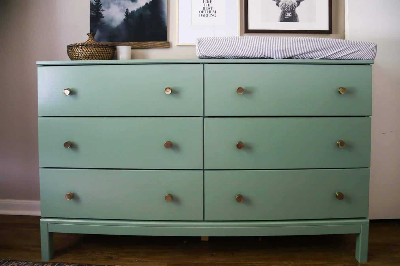 ikea chest of drawers with baby changer