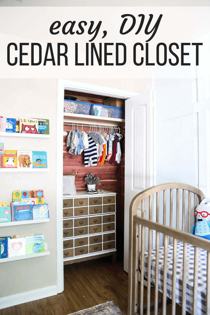 Closet Ideas: How to do a DIY Cedar Lined Closet