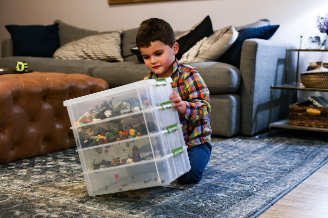 Lego sorting trays that fit into Lego project boxes by Lego.