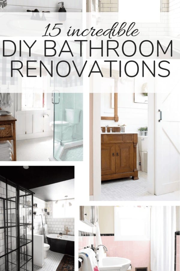 15 Gorgeous DIY Bathroom Renovation Ideas – Love & Renovations