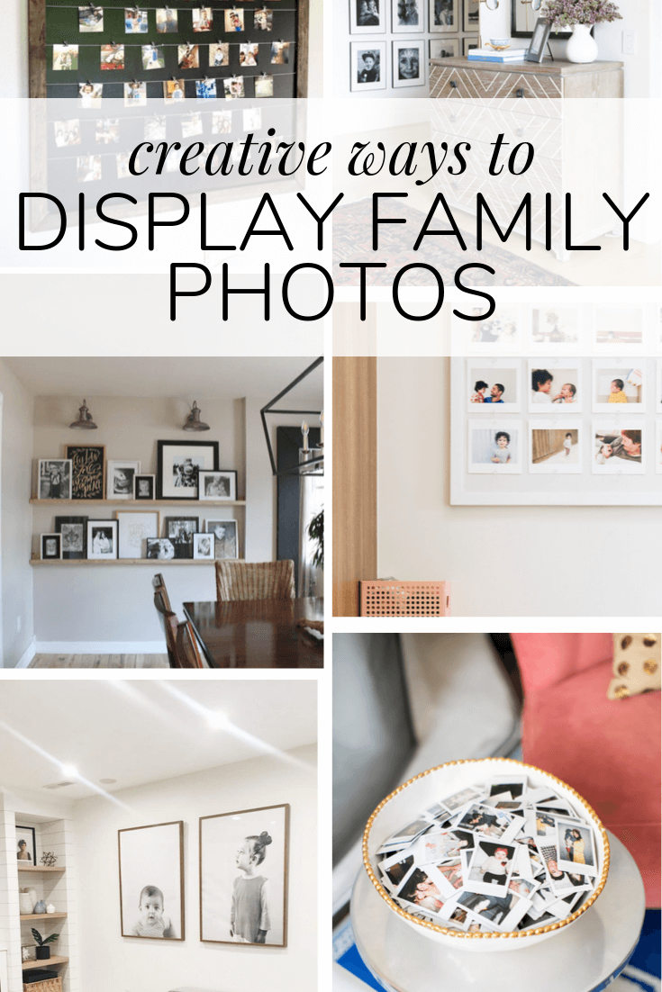 7 Creative Ways to Display Family Photos - Love & Renovations
