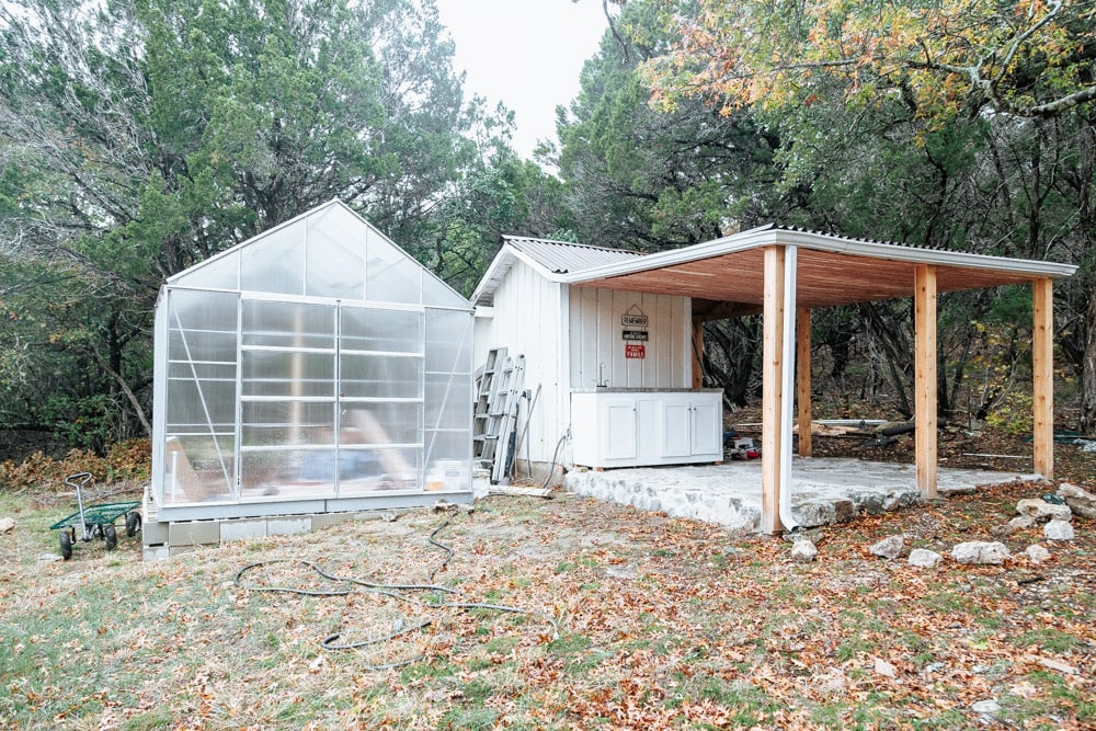 A Look at Mom & Dad’s Cedar-Lined Pergola