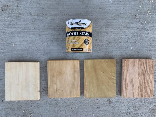 How Different Stains Look on Different Wood - Love & Renovations