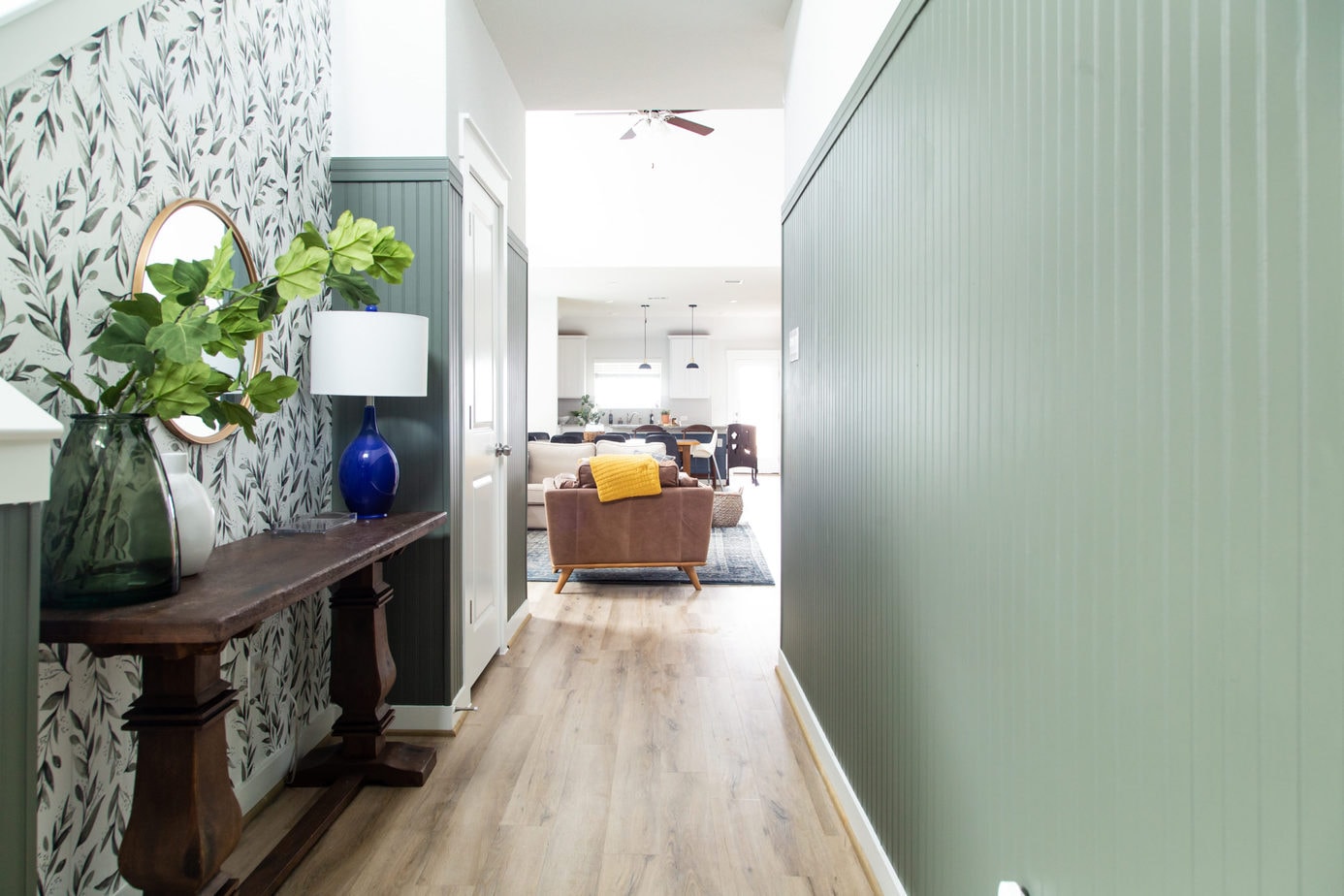 Moody Beadboard in the Entry – Love & Renovations