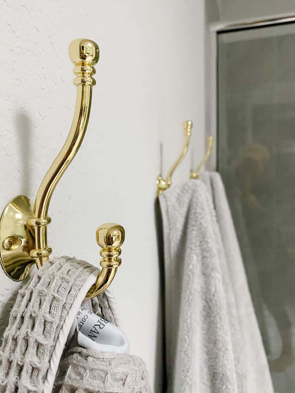 Bathroom Hooks Set Of 12 Brushed Nickel Bathroom Hooks - Decorative Metal  Wall Hooks - For Hanging Coats And Hats - Towel Hooks For Bathroom