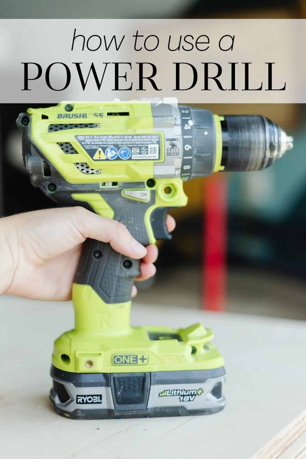 How to Use a Power Drill, Drill Guide