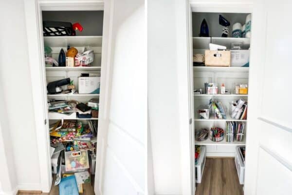 Art Closet Organization – Love & Renovations