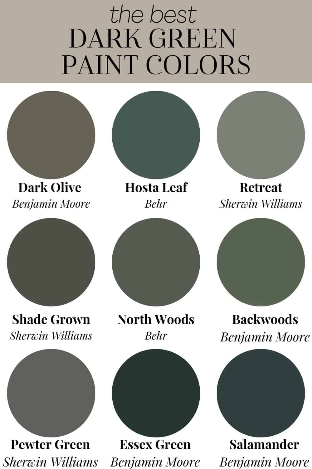 The Best Dark Paint Colors {And How to Use Them!} Project Isabella