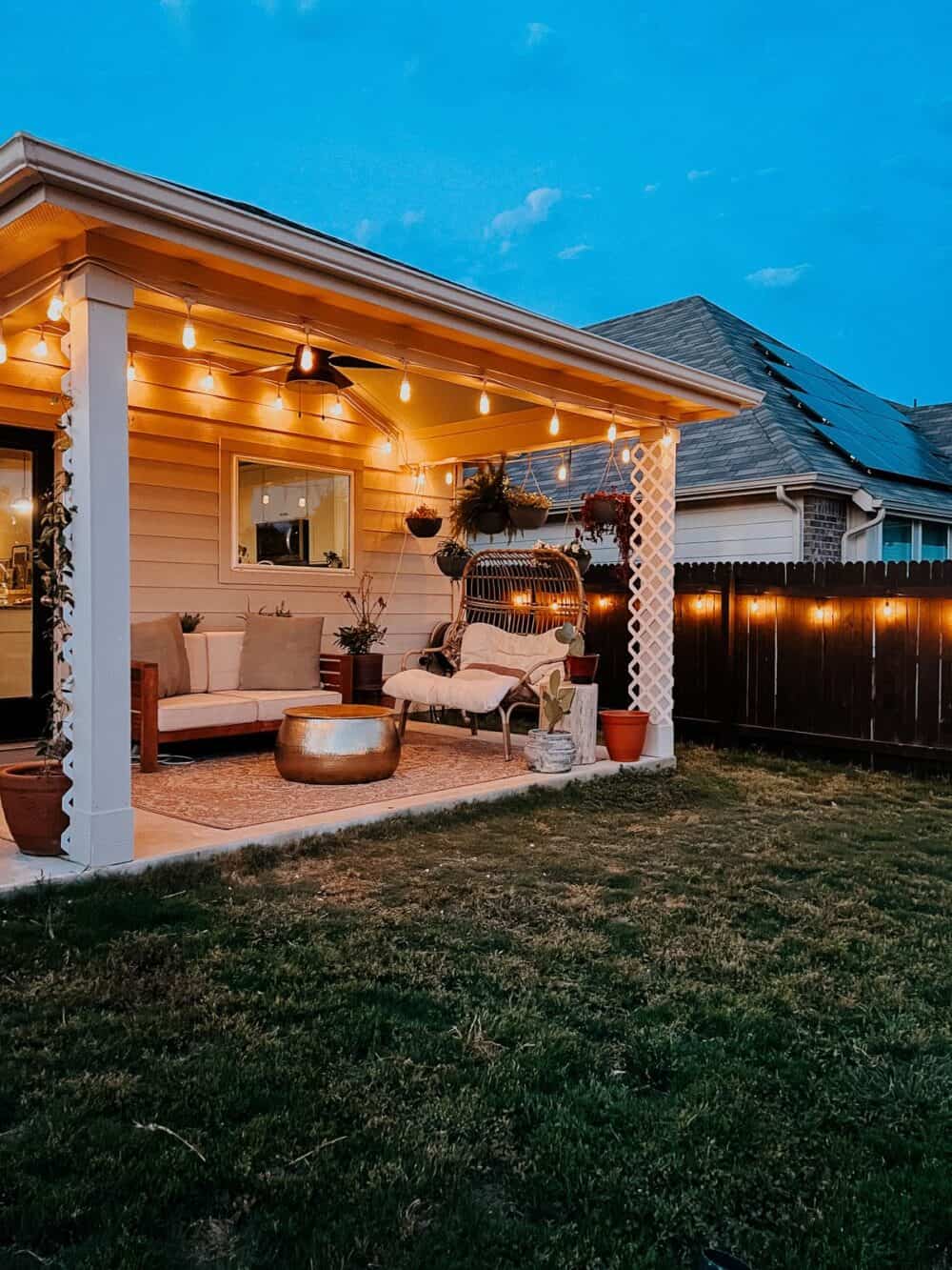 How to Hang String Lights in Your Backyard – Love & Renovations