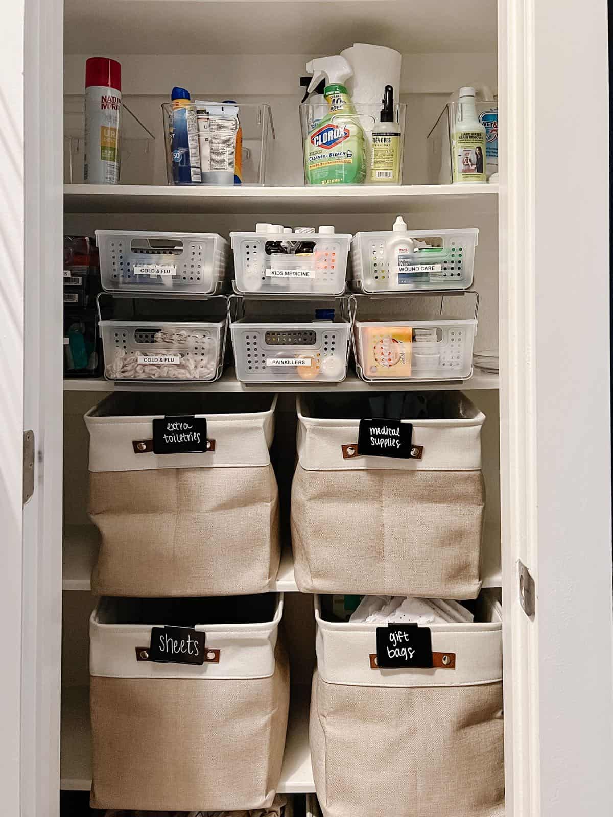 How to Organize a Bathroom Closet