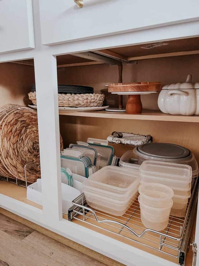 46 Kitchen Cabinet Organization Ideas » Lady Decluttered