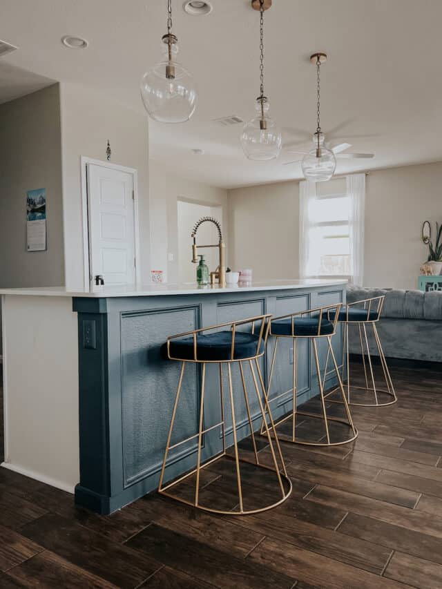 Parisa's Navy Blue Kitchen Island Makeover – Love & Renovations