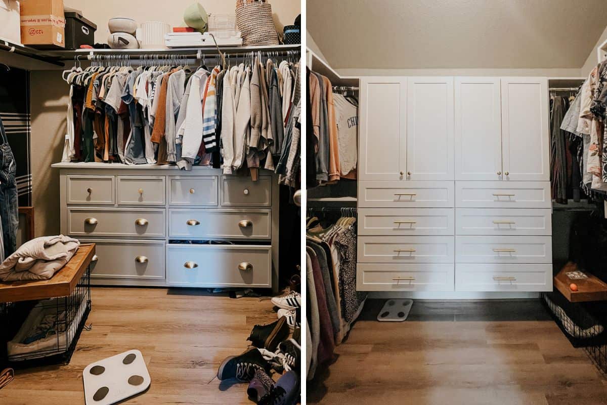 Our Custom Closet With Modular Closets – Love & Renovations