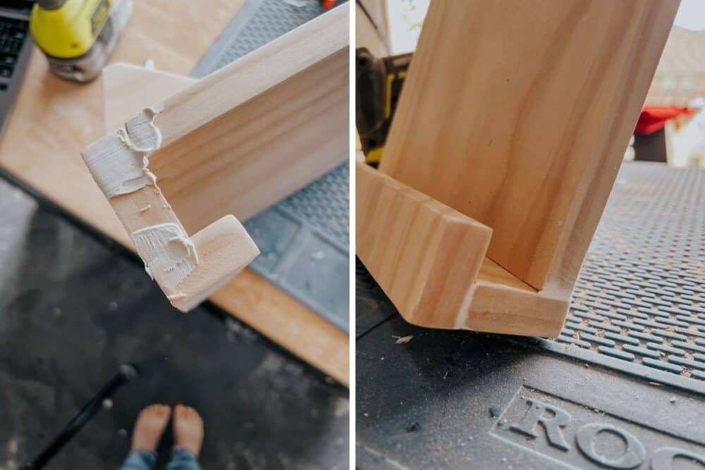 DIY Adjustable Wooden Cookbook Stand Tutorial - The Beauty Revival