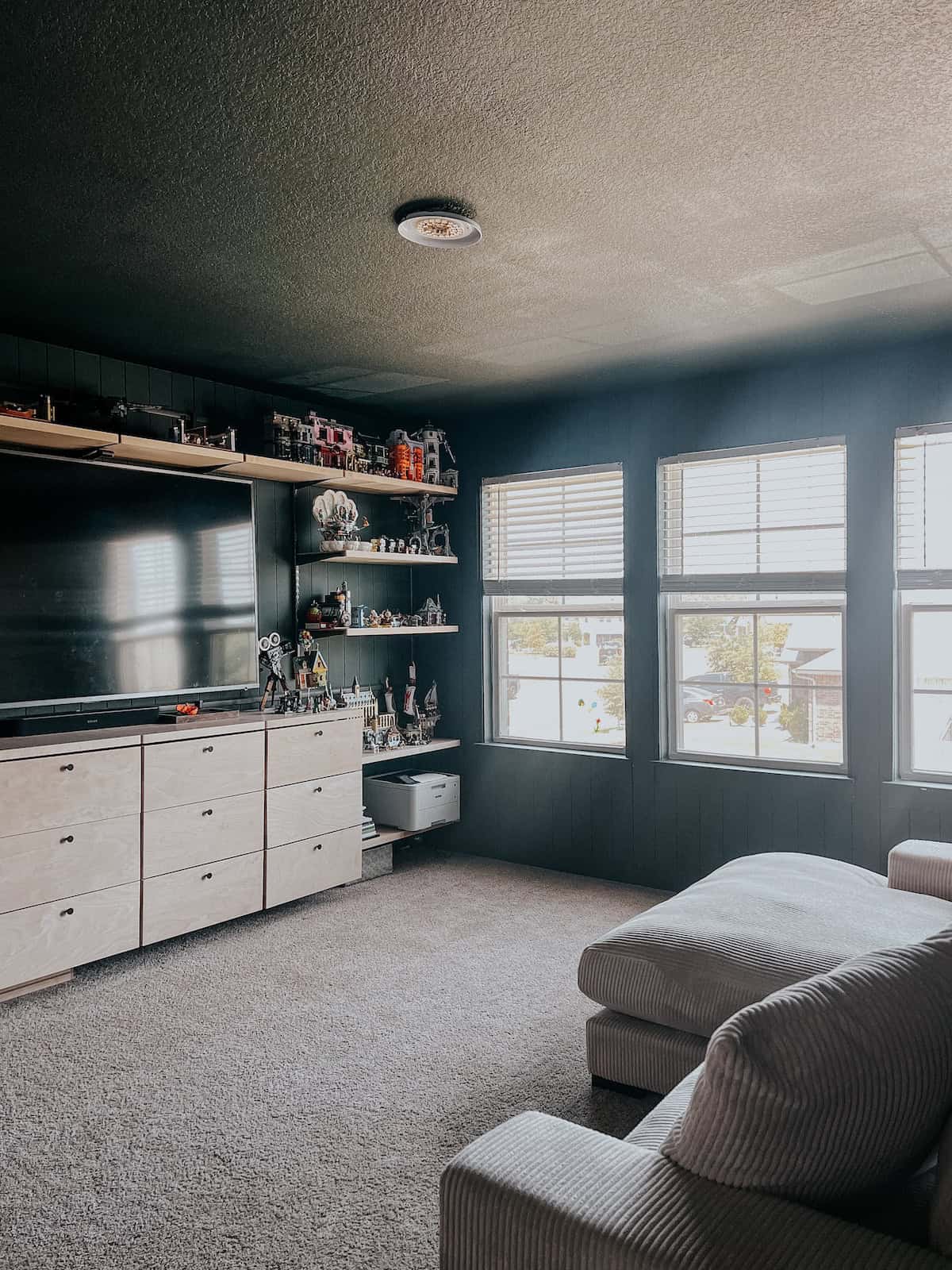 Painting the Bonus Room Ceiling